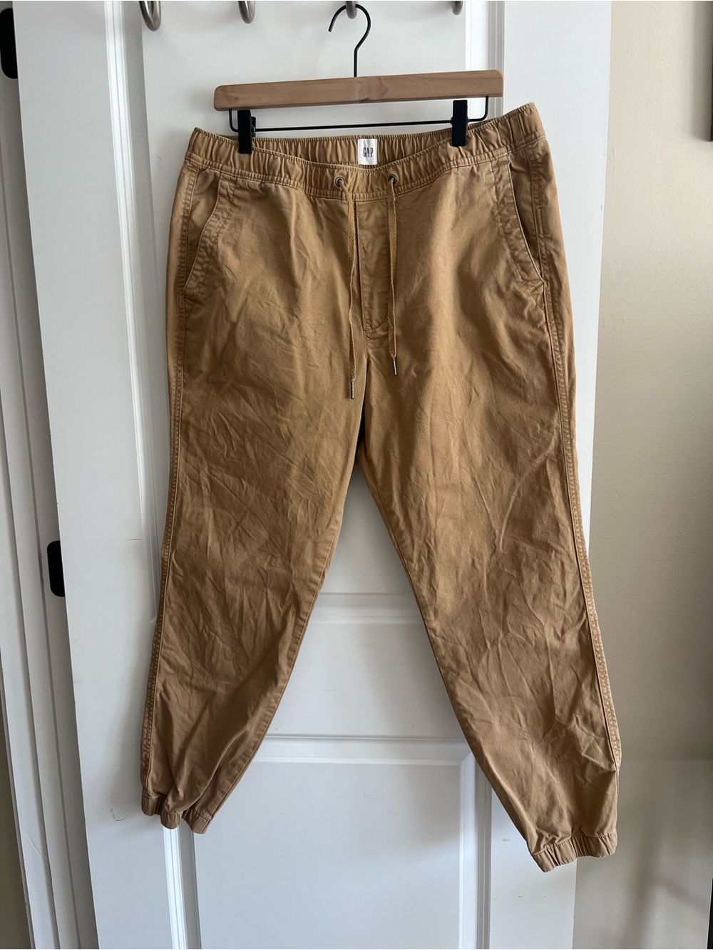 GAP Men's Khaki Chino Jogger Pants Sz L